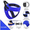 thumbnail image 2 of Arnés para perros Metric USA Comfort Fit Easy Put-on, azul XXXS, 2 of 14