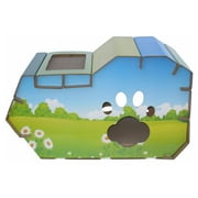 Go Pet Club House Style Cat Scratcher Board with Catnip CP007