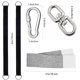 thumbnail image 5 of Correas extralargas para columpio de árbol, kit de correas para colgar columpio de árbol de 10 pies, soporta 3000 libras con protector de árbol, mosquetón resistente perfecto para columpios, 5 of 5