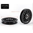 thumbnail image 6 of Good Wear Resistance Light Weight Black Fitness Equipment Parts Pulley Wheel Nylon Pulley Nylon Bearing 160MM, 6 of 8