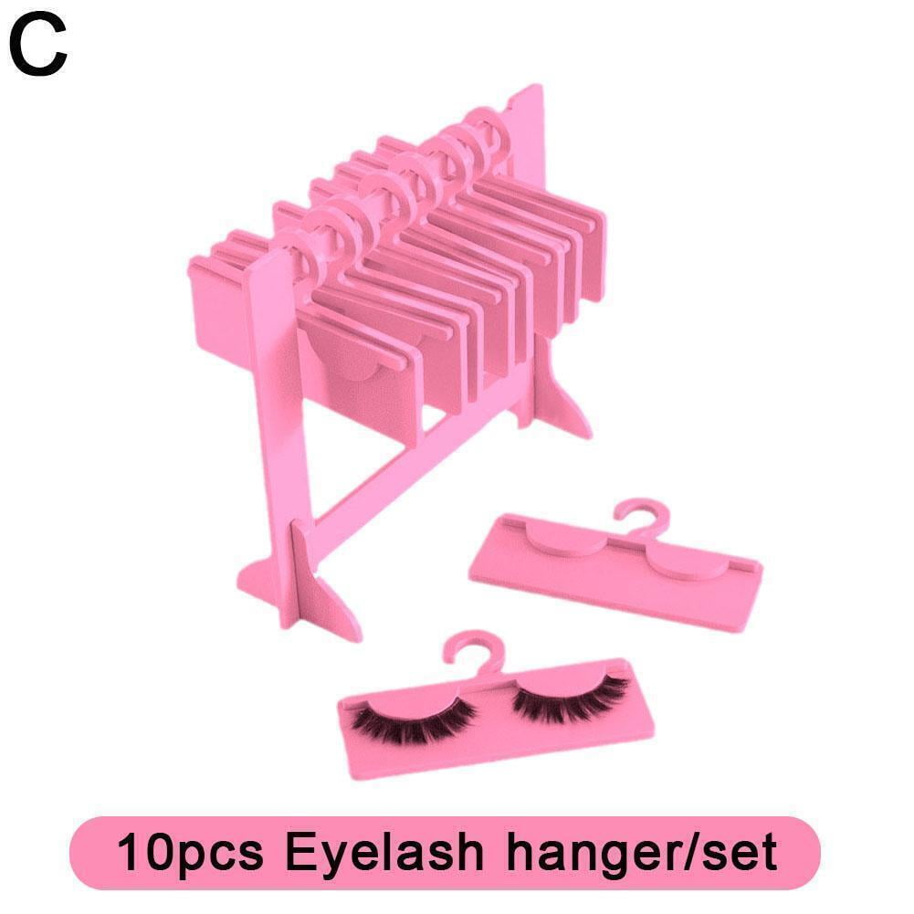 Eyelash Display Rack 10 Hangers Acrylic Eyelash Display Tool