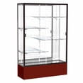 thumbnail image 2 of Waddell 374WB-SN-OR Spirit 48 x 72 x 16 in. Orange Base Floor Display Case with 4 ft. Length, White Back - Satin, 2 of 7