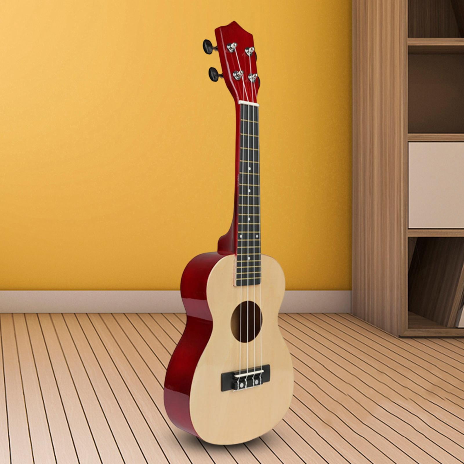 LeeQinersw 23 Inch Ukulele Guitar Toy 4 Strings Portable Musical Instrument for Adults Boys Wood