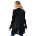 thumbnail image 2 of Woman Within Plus Size Lightweight Open Front Cardigan Sweater, 2 of 5