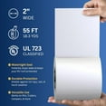 thumbnail image 2 of 2 Pack Buck RV Roof Sealant Tape – 2 Inch x 55ft, 40 Mil – Waterproof RV Tape for Roof Repair, Seams, Skylights, Vents & Window Leaks on Camper, Trailer & Boat, UV Resistant & Weatherproof, White, 2 of 9