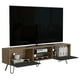 thumbnail image 1 of Mueble Mesas Para TV Excelsior hasta 80' Miel/Plomo, 1 of 5