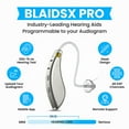 thumbnail image 5 of BlaidsX Pro Programmable Hearing Aids for Adults with Mobile App Hearing Test & Noise Cancellation, Hearing Aids for Seniors with Bluetooth, Dual Mic & 48 DSP Channels - Right Ear - Beige, 5 of 9