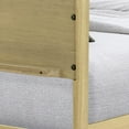 thumbnail image 6 of Livabliss x Becki Owens Adella Modern Farmhouse Wooden Bed King, Tan, 6 of 7