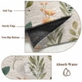 thumbnail image 6 of Spring Leaves Flowers Area Rugs 3'x5', Small Throw Rugs for Living Room Bedroom, Country Flower Pastoral Botanical Retro Indoor Outdoor Rug Non-Slip Low Pile Carpet Runner Reversible Floor Mats, 6 of 8