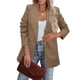 thumbnail image 1 of Chaquetas de traje para mujer,Chaqueta de traje para mujer, Blazers largos largos para mujer, Blazer de mujer con claridad notable, 1 of 6