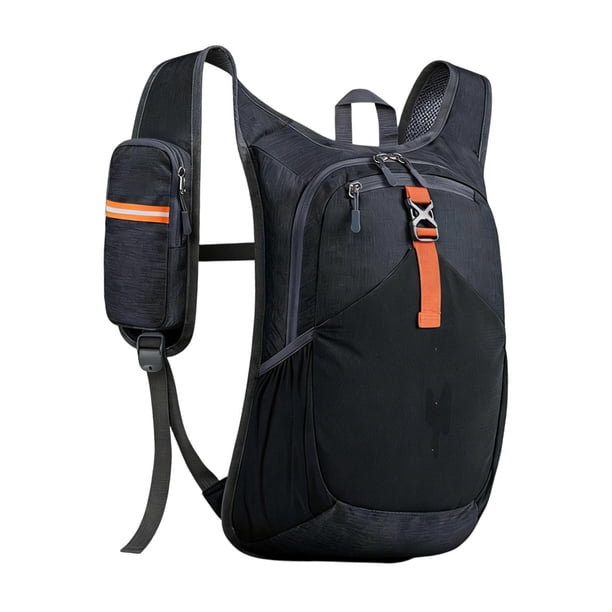 Mochila de senderismo plegable, duradera, cómoda, transpirable, impermeable y versátil. Negro
