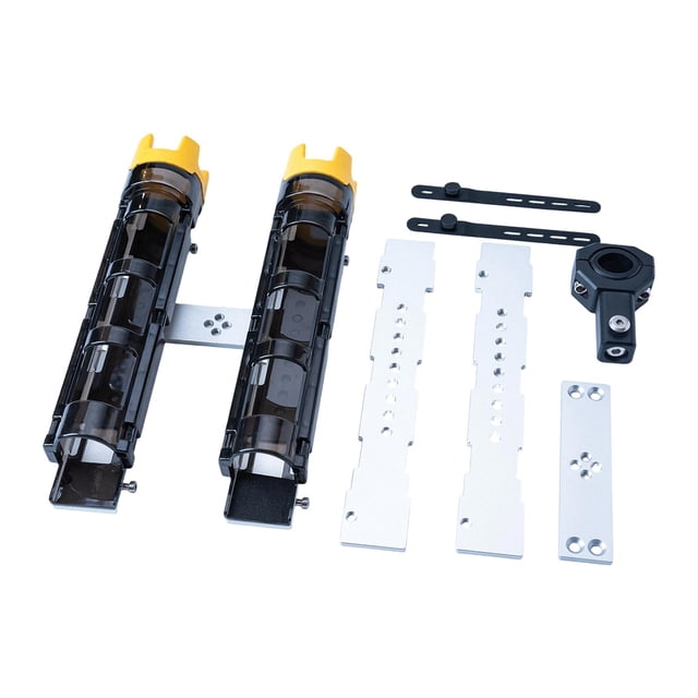guohui 2 Pcs Support de Canne à Pêche Support de Canne à Pêche pour Vélo Alliage d'Aluminium Haute Résistance