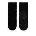 thumbnail image 2 of Mens Cozy Plush Thermal Home Socks Anti-Skid Sole Soft Warm Winter Sleeping Casual Socks Black One Size, 2 of 3