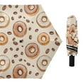 thumbnail image 4 of ALAZA Cute Donuts UPF 50+ Compact Folding Umbrella for Rain Travel Umbrella Packable, 4 of 8