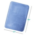 thumbnail image 6 of Nestl Absorbent Memory Foam Bath Mat Set Bathroom Rug, Calm Blue, 17"x24", 6 of 7