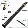 thumbnail image 1 of 1pc Portable Mini Pocket Saxophone Little Sax Alto Pocket Saxophone-black, 1 of 3