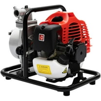 43cc 2-Stroke Gas Engine Water Transfer Pump, 1" Inch Portable Water Transfer Pump, Single-cylinder Recoil Start Gas-Powered High Pressure Water Pumps Transfer for Irrigation Farmland Garden