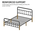 thumbnail image 2 of Jopath Full Size Metal Bed Frame, Platform Bed with Headboard Structurally Stable Under Bed Storage for Teens Adults Black, 2 of 6