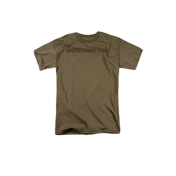 It's Slackin' Time! Funny Saying Adult T-Shirt