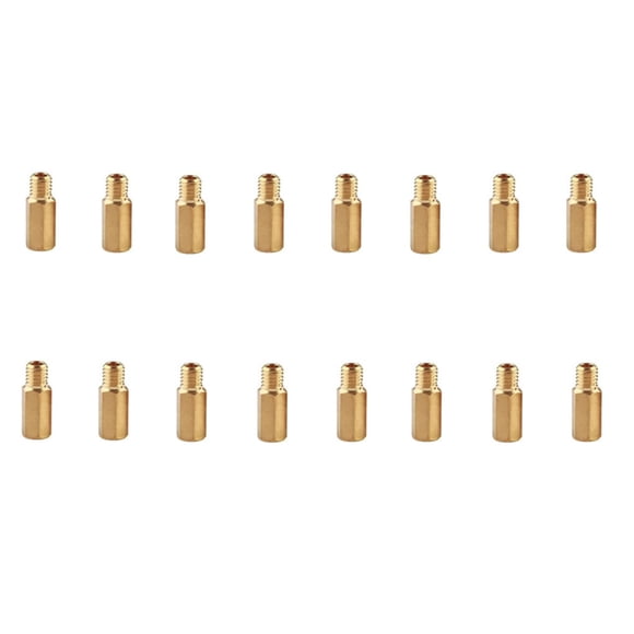 Pack of 10 Motorcycle Carburetor Jet M5x0.8 Thread Motorbike Carb Copper Jets Maintenance Replacement for Keihin OKO/KOSO/PE/PWK Type 3