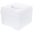 thumbnail image 3 of Photo Storage Case Multi-Functional Card Boxes Home Organization Transparent Rectangular Photo Storage 1Set, 3 of 4