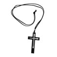 thumbnail image 4 of MRLESS Cross Pendant Car Rear View Mirror Hanging Ornament Church Car Interior Decoration Craftsmanship Wooden Charm, 4 of 8