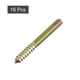 thumbnail image 3 of 3/8-16x3-1/2" Hanger Bolts, 16 Pack Double Ended Screws Wood Dowel Screws, 3 of 5