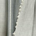 thumbnail image 3 of Fashnice Bohemian Boho Vintage Drapes Panel Retro Window Curtain Home Decor Long Curtains Rod Pocket Living Room Kitchen 2#Gray W:24"x H:35"/ 60cm*90cm, 3 of 6