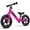 pink, variant on ZIFFY 12'' Balance Bicycle for Kids, Toddler Balance Bike with Air Rubber Tires, Adjustable Seat, Lightweight No Pedal Training Bicycle, Gift Bike for 2-6 Boys Girls, White