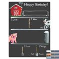 thumbnail image 1 of Cohas Farm Theme Birthday Milestone Chalkboard, 15 by 20 inches, 3 Pastel Markers, 1 of 6