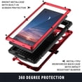 thumbnail image 4 of ELEHOLD for Samsung Galaxy S24 Ultra Case,Outdoor Sports Military Heavy Duty Full Body Cover with Built in Screen Protector Hidden Kickstand Shockproof Dustproof Case for Samsung S24 Ultra,Red, 4 of 9