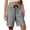 *Black, variant on Binmer Women's Linen Blend Striped Drawstring Elastic Waist Shorts with Pockets ,Casual Summer Beach Bermuda Pants Black,Women's Plus L