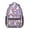 Golden Retriever and, variant on Golden Retriever and Floral Purple Backpack for School, Cute School Bag with Adjustable Shoulder Straps and Padded Back, 15.3"x11"x6.7"
