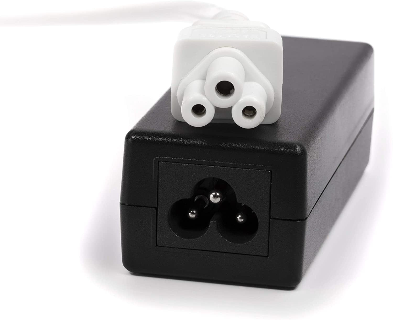 THE CIMPLE CO - 3 Prong AC Power Cord Cable - 25 Ft - White - PC Desktop Laptop Printer LCD HDTV