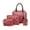 Pink, variant on Clearance Backpack Upgrade Handbags Wallet Tote Bag Shoulder Bag Top Handle Satchel Purse Set 4Pcs