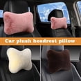 thumbnail image 2 of Soft Car Seat Neck Rest Pillow Headrest Plush Warmth Neck Support Comfort, 2 of 8