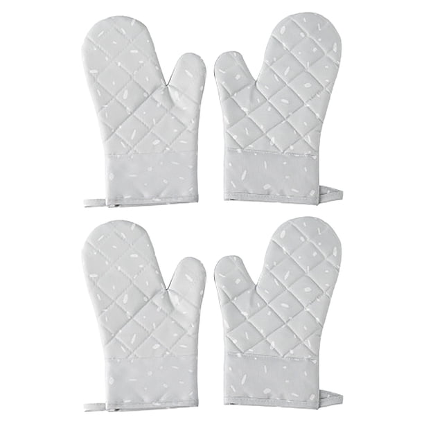 Xihbxyly Ventas y promociones Guantes de cocina para cocinar en horno microondas, almohadillas para ollas, resistentes al calor, 2 piezas