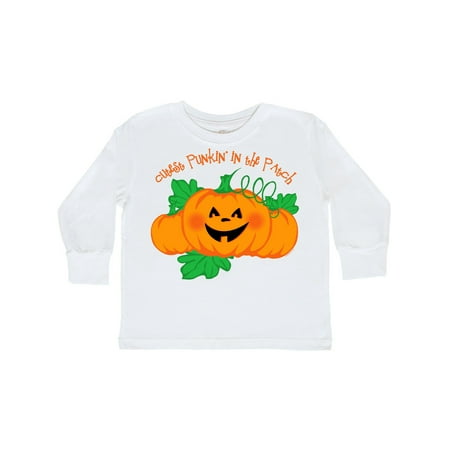

Inktastic Cutest Punkin in the Patch Gift Toddler Boy or Toddler Girl Long Sleeve T-Shirt