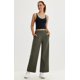 thumbnail image 5 of Pantalones de trabajo de pierna ancha Libin Army Green para mujer, talla L, 5 of 7