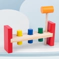 thumbnail image 4 of Wooden Pounding Box Hammering Toy for 1 2 3 Year Old Gifts, 4 of 10