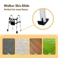 thumbnail image 5 of Andador plegable iLiving Easy con cesta para la compra y esquís deslizantes: ayuda de movilidad vertical para personas mayores o adultos, plegable y de altura ajustable. Soporta hasta 159 kg. Andador, 5 of 5