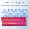 thumbnail image 4 of Teclado Mecánico Para Juegos 60%, Teclado Retroiluminado RGB 2.4G/BT5.0/con Cable, Interruptor Magnético De Efecto Hall, Mini Teclados Ultracompactos Para Dispositivos, 4 of 7