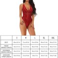thumbnail image 4 of Mono sexy Mono de cosplay suave Mono de tela con pantalla de encaje para mujeres adultas, rojo vino, XL Monstrate XX000036-43, 4 of 7