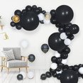 thumbnail image 3 of Globos de látex kockuu, 24 cm, negros, para bodas, 15 unidades, 3 of 9
