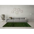 thumbnail image 3 of Ahgly Company Indoor Round Abstract Green Modern Area Rugs, 6' Round, 3 of 4