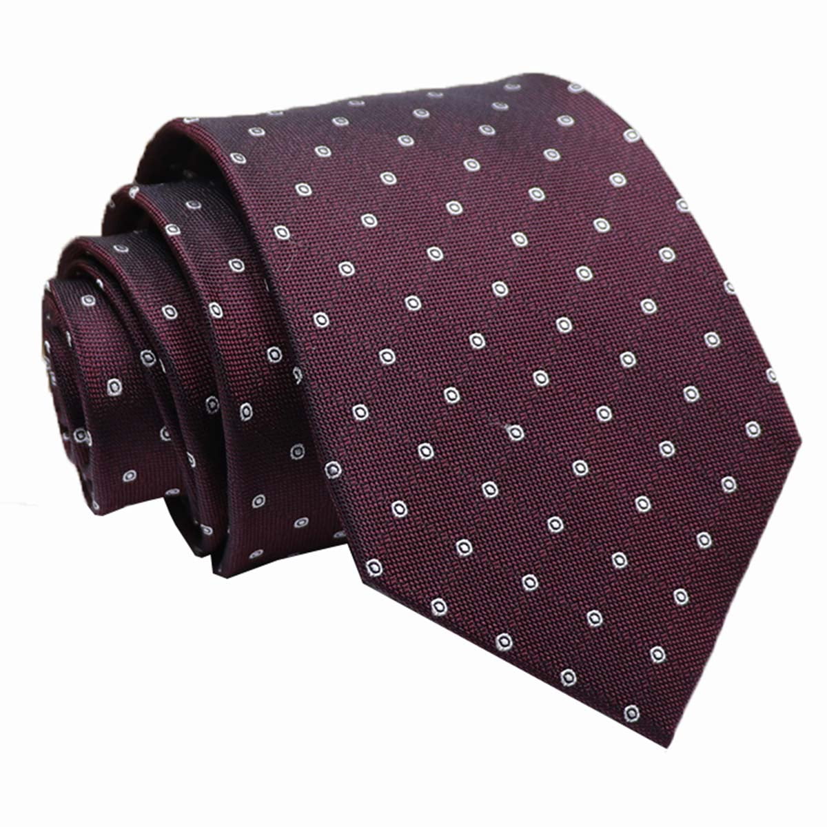 100 Silk Jacquard Necktie Ties for Men High Density Woven Tie Pattern ...