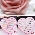 thumbnail image 4 of 36 Pairs/Box Ears Studs Set Multi-Color Crystal Cartoon Hypoallergenic Plastic Earrings Set for Kids Women Girl Daughter Teen Girls Gifts Jewelry, 4 of 5
