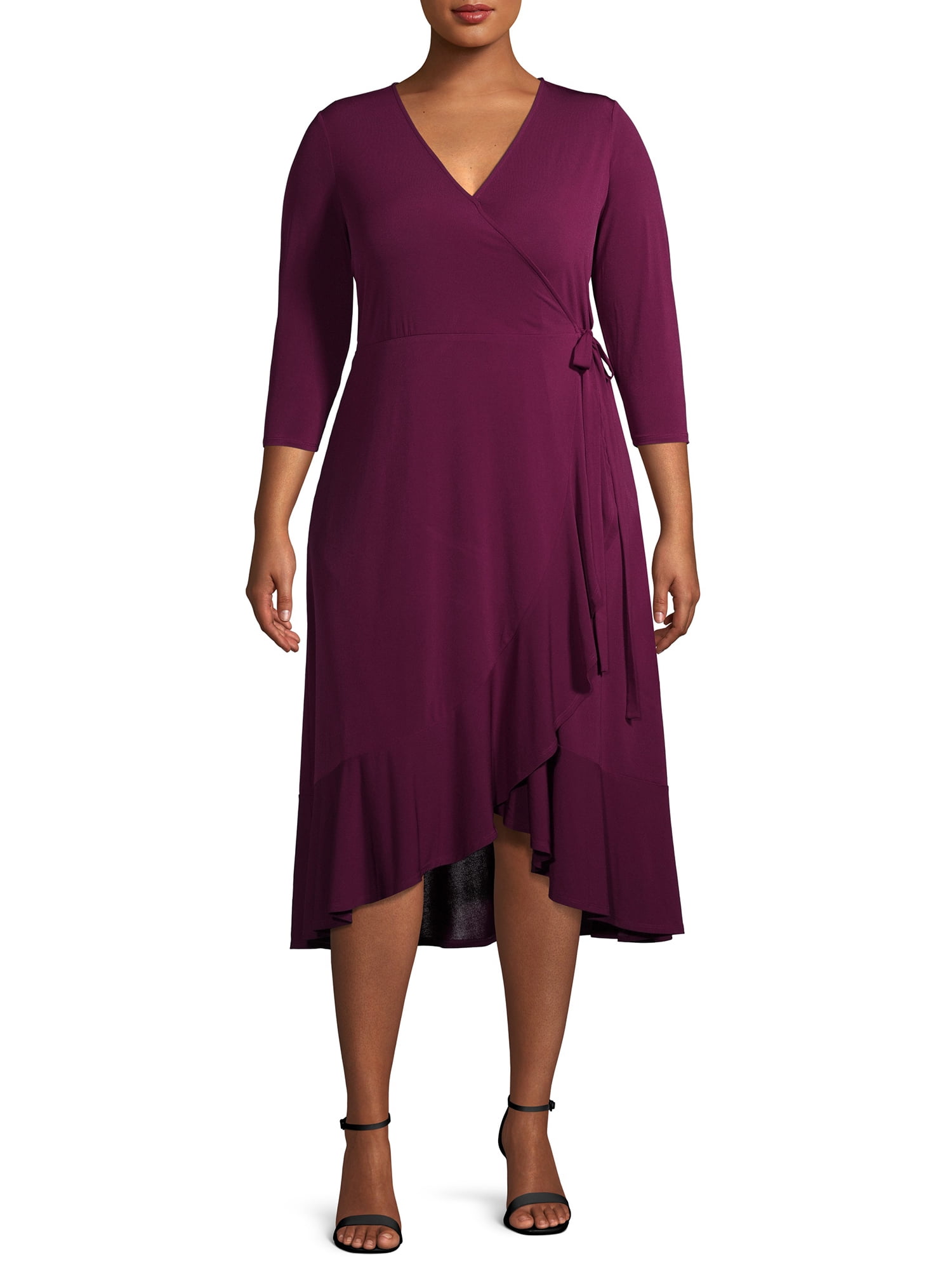 Terra & Sky Wrap Dress - Walmart.com