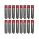 thumbnail image 1 of Ounissouiy Recambio de repuesto de juguete de tiro para niños de 80 piezas, cabeza redonda reutilizable para exteriores, juguetes de EVA reemplazables Juegos de césped gris rojo Ounissouiy FN012429-03, 1 of 6