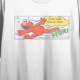 thumbnail image 2 of Sesame Street Run Elmo Juniors White Crop T-shirt-2XL, 2 of 4